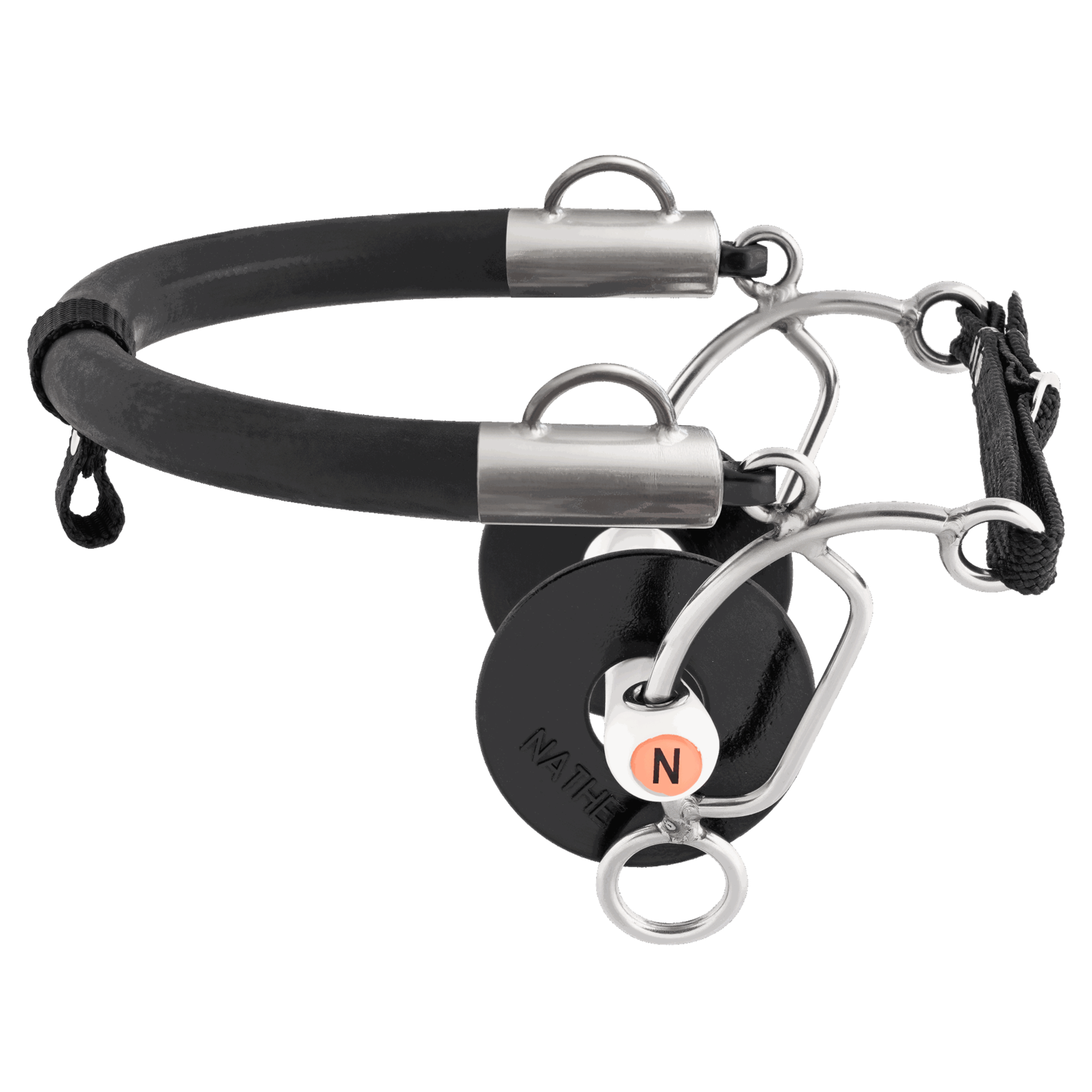 Nathe Gebiss, Tandemgebiss, Stangengebiss mit biegsamer Stange