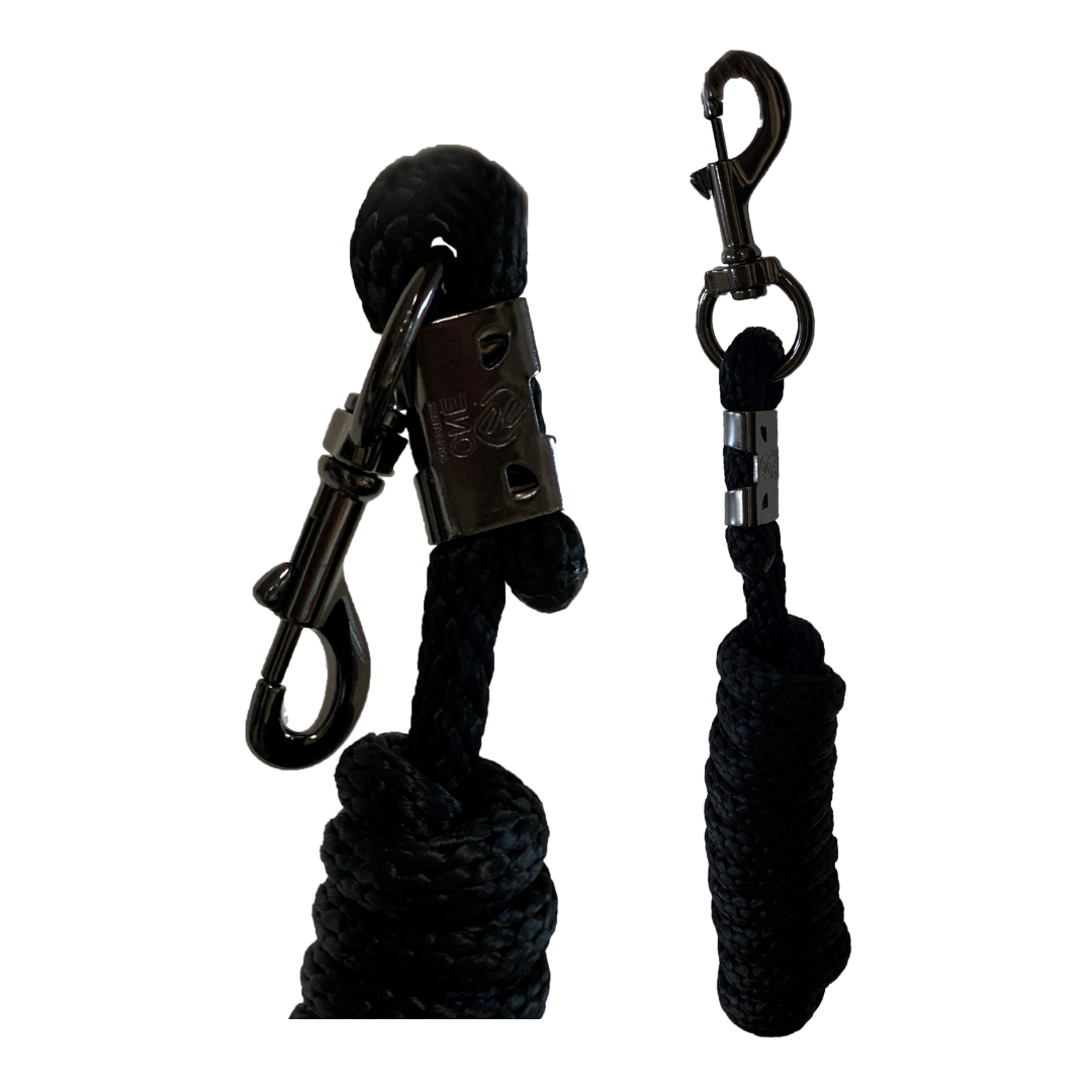 One Führstrick mit Karabinerhaken