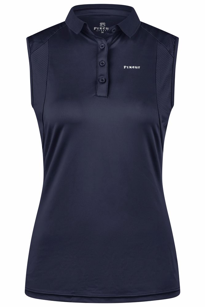 Poloshirt Pikeur Sports FS25, ärmellos 