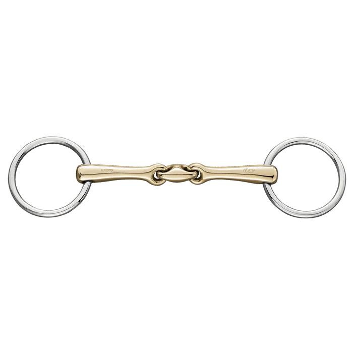 KK-Ultra Unterlegtrense, doppelt gebrochen, mit Edelstahl-Seitenteilen KK-Ultra Unterlegtrense, doppelt gebrochen, mit Edelstahl-Seitenteilen